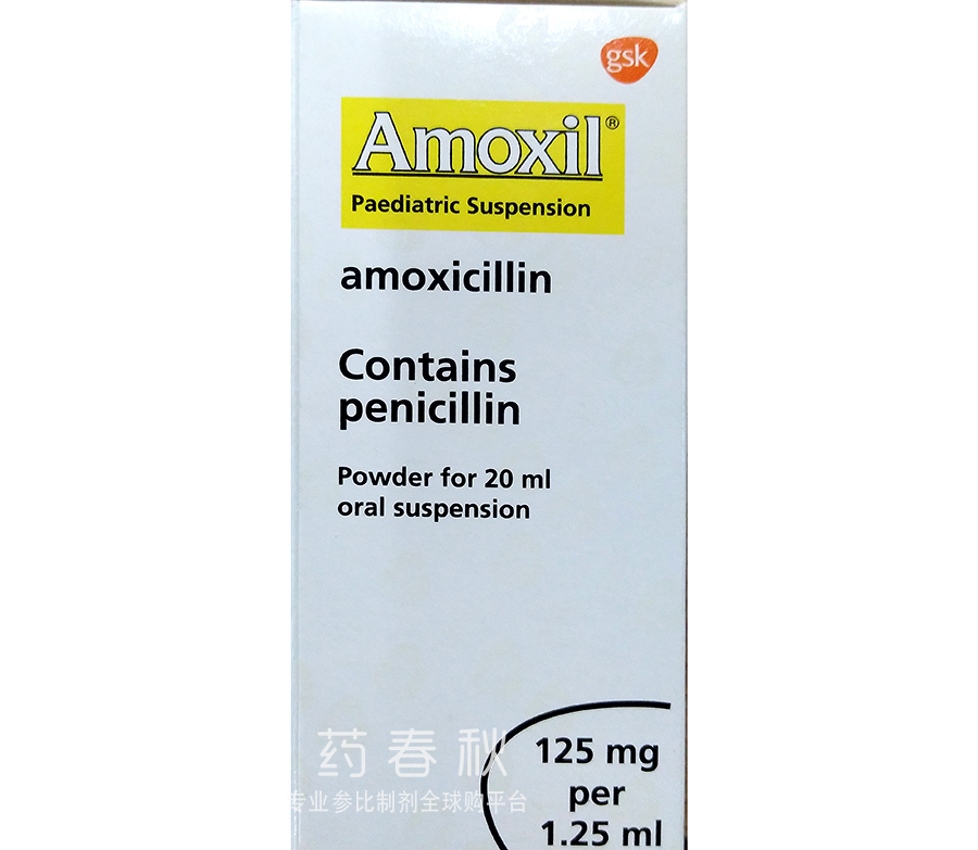 Amoxil paediatric suspension